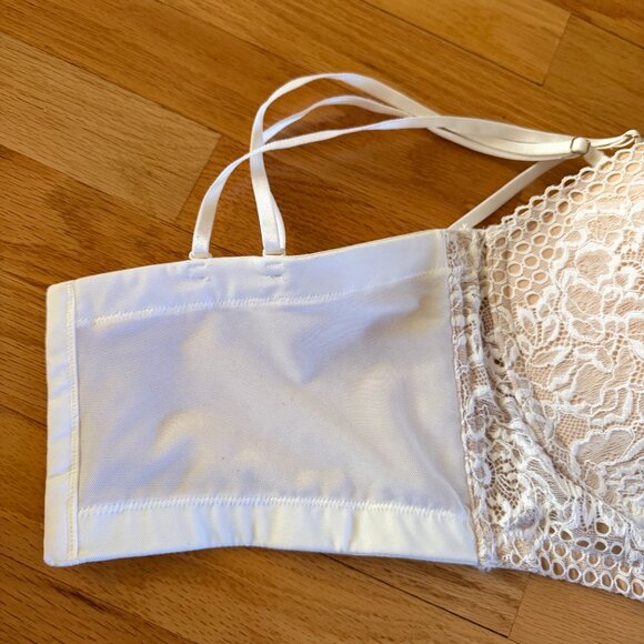 Cacique Multi-way Boost Bra Corset Style White Lace Bra Size 42 DDD - Picture 6 of 12